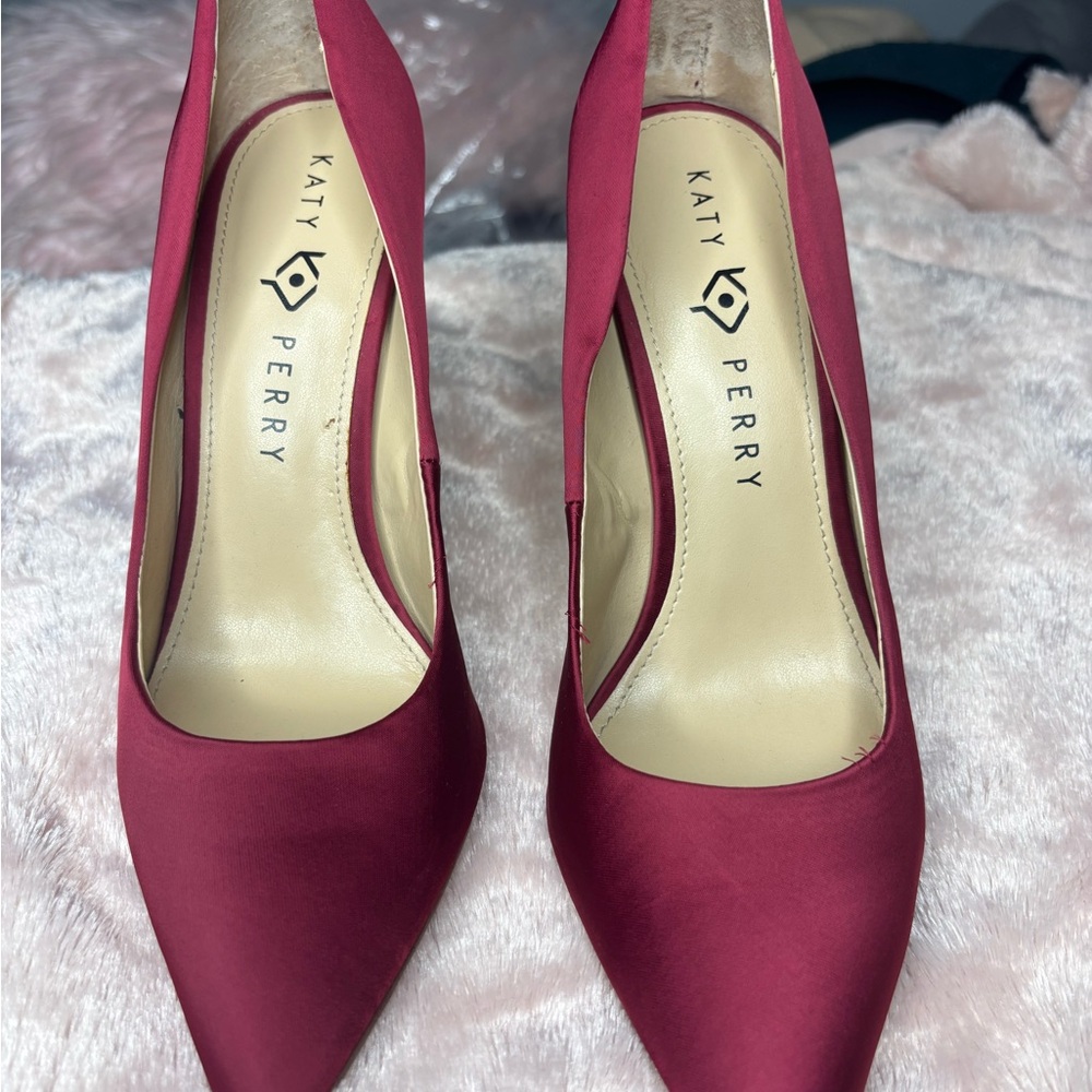 Katy Perry Collections Burgundy Heels